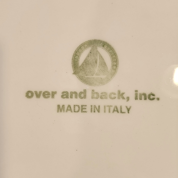 Over and Back large ceramic pasta bowl, made in Italy - Picture 6 of 7